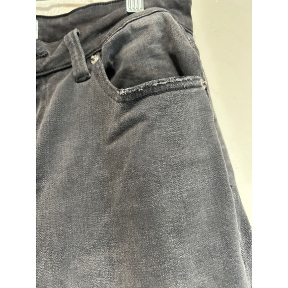 Pistola Women Gray Wash Denim Skinny Jeans Raw Hem Distressed Size 29 - Picture 4 of 10